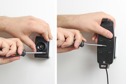 Brodit Aktiv hållare med cigg-kontakt, Samsung Galaxy S6/S6 edge/S7