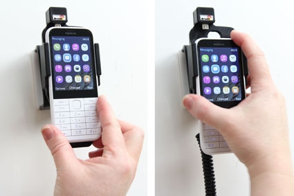 Brodit Aktiv hållare med cigg-kontakt, Nokia 225 