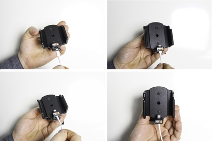 Brodit Hållare för Kabelanslutning, Apple iPhone 5/5C/5S/SE