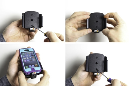 Brodit Hållare för Kabelanslutning, Apple iPhone 5/5S/SE