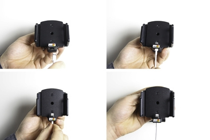 Brodit Hållare för Kabelanslutning, Apple iPhone 5/5S/SE