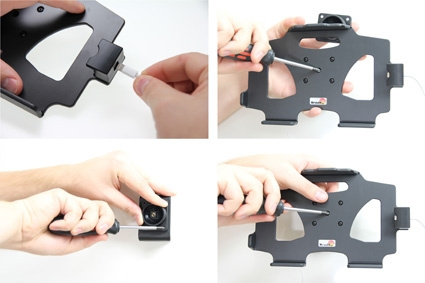 Brodit Hållare för Kabelanslutning, Apple iPad Mini (A1432, A1454, A1455) 