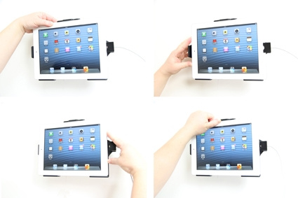 Brodit Hållare för Kabelanslutning, Apple iPad 4th Gen (A1458, A1459, A1460)/With Retina (Lightning Connector)