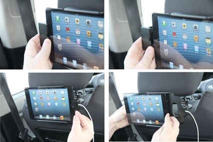 Brodit Hållare med fjäder-lås, Apple iPad Mini (A1432, A1454, A1455) 