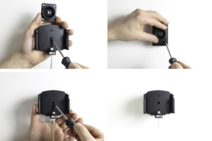 Brodit Hållare för Kabelanslutning, Apple iPhone 11/6 Plus/6S Plus/7 Plus/8 Plus/X/XR/Xs/Xs Max