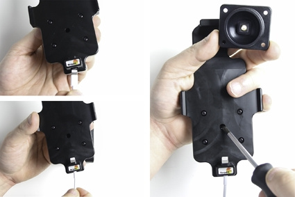 Brodit Hållare för Kabelanslutning, Apple iPhone X/Xs