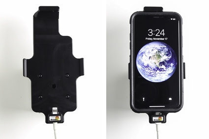 Brodit Hållare för Kabelanslutning, Apple iPhone X/Xs