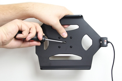 Brodit Aktiv hållare med USB-kabel och cigg-adapter, Apple iPad 5th Gen (A1822, A1823)/9.7 6th Gen (A1893, A1954)/9.7 New/Air (A1474, A1475, A1476)