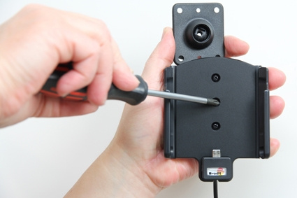 Brodit Aktiv hållare med USB-kabel och cigg-adapter, Samsung Galaxy S7 Active 