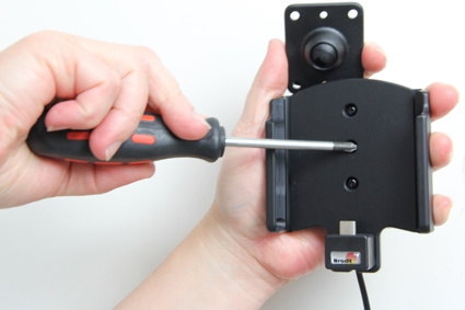 Brodit Aktiv hållare med USB-kabel och cigg-adapter, Motorola Moto Z Force Droid 