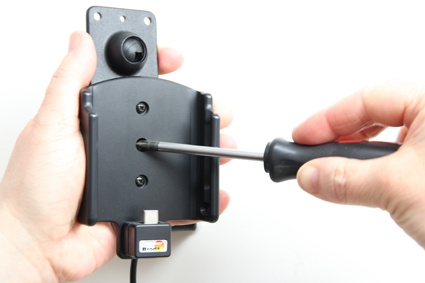 Brodit Aktiv hållare med USB-kabel och cigg-adapter, Samsung Galaxy A3 (2017) 