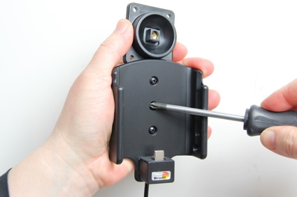 Brodit Aktiv hållare med USB-kabel och cigg-adapter, Samsung Galaxy S8 