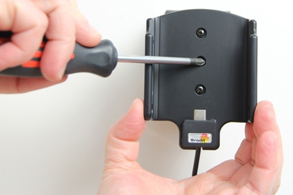 Brodit Aktiv hållare med USB-kabel och cigg-adapter, Samsung Galaxy S8 