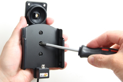 Brodit Aktiv hållare med USB-kabel och cigg-adapter, Samsung Galaxy J3 (2016)/J5 (2017)