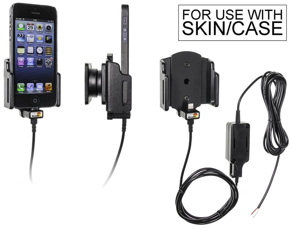 Brodit Aktiv hållare för fast installation, Apple iPhone 5/5C/5S/SE