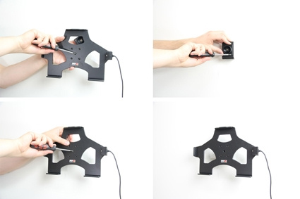 Brodit Aktiv hållare för fast installation, Apple iPad 4th Gen (A1458, A1459, A1460)/With Retina (Lightning Connector)