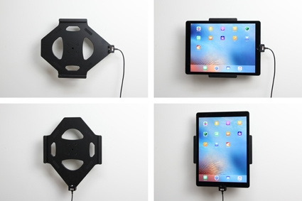 Brodit Aktiv hållare för fast installation, Apple iPad Pro 12.9 (A1584, A1652, A1670, A1671) 