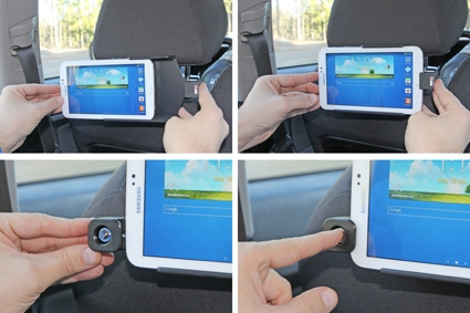 Brodit Hållare med nyckel-lås, Samsung Galaxy Tab 3 7.0 SM-T210/SM-T2110