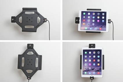 Brodit Hållare med nyckel-lås, Apple iPad Air 2 (A1566, A1567)/Pro 9.7 (A1673, A1674, A1675)