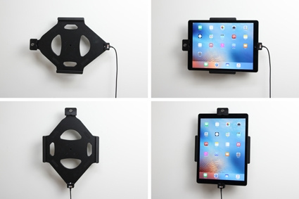 Brodit Hållare med nyckel-lås, Apple iPad Pro 12.9 (A1584, A1652, A1670, A1671) 