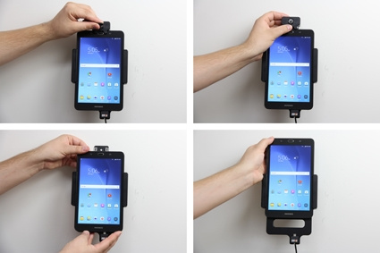 Brodit Hållare med nyckel-lås, Samsung Galaxy Tab E 8.0 