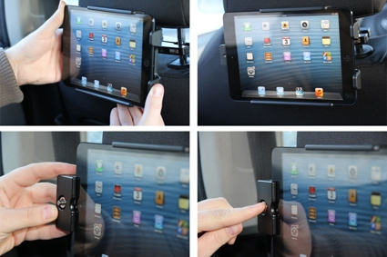 Brodit Hållare med nyckel-lås, Apple iPad Mini (A1432, A1454, A1455) 