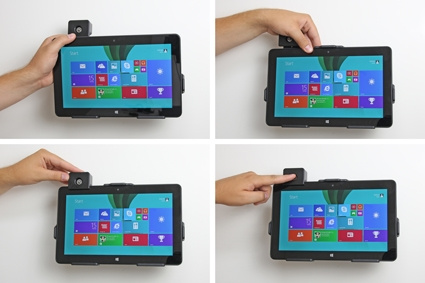 Brodit Hållare med nyckel-lås, Dell Venue 11 Pro (Model 5130)/Pro, New (Model 7140)