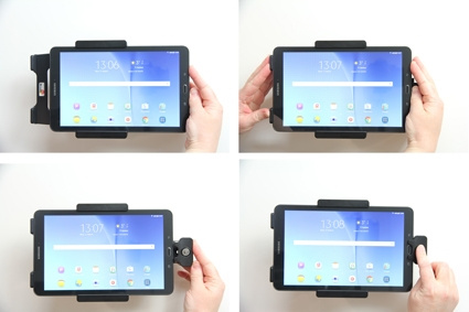 Brodit Hållare med nyckel-lås, Samsung Galaxy Tab E 9.6 