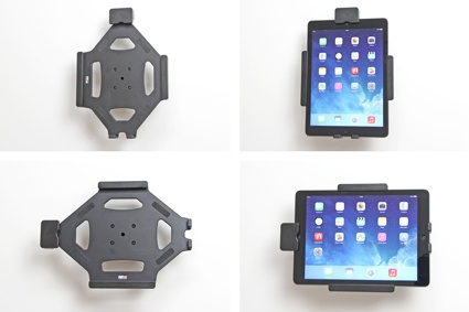 Brodit Hållare med fjäder-lås, Apple iPad 5th Gen (A1822, A1823)/9.7 6th Gen (A1893, A1954)/9.7 New/Air (A1474, A1475, A1476)