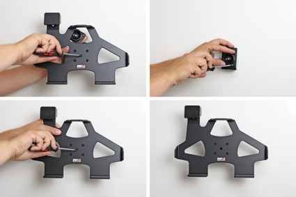 Brodit Hållare med fjäder-lås, Dell Venue 11 Pro (Model 5130)/Pro, New (Model 7140)