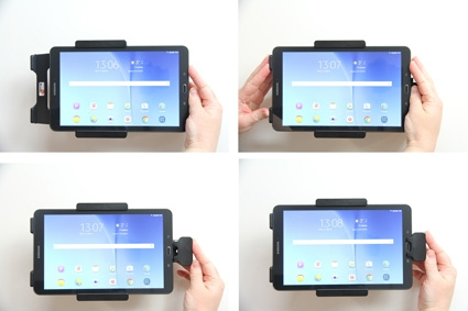 Brodit Hållare med fjäder-lås, Samsung Galaxy Tab E 9.6 