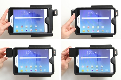 Brodit Hållare med fjäder-lås, Samsung Galaxy Tab A 8.0 (2015) SM-T350 