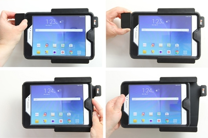 Brodit Hållare med fjäder-lås, Samsung Galaxy Tab A 8.0 (2015) SM-T350 