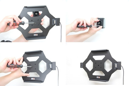 Brodit Hållare med fjäder-lås, Apple iPad 3rd Gen (A1416, A1430, A1403) 