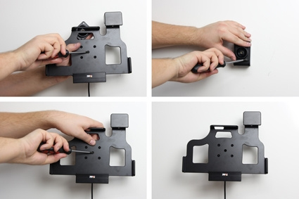 Brodit Hållare med fjäder-lås, Samsung Galaxy Tab Active 8.0 SM-T365 