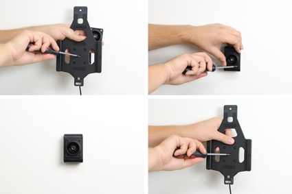 Brodit Hållare med fjäder-lås, Samsung Galaxy Tab 4 7.0 SM-T230/SM-T231/SM-T235