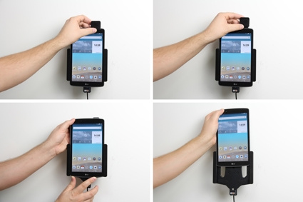 Brodit Hållare med fjäder-lås, LG G Pad F 8.0 