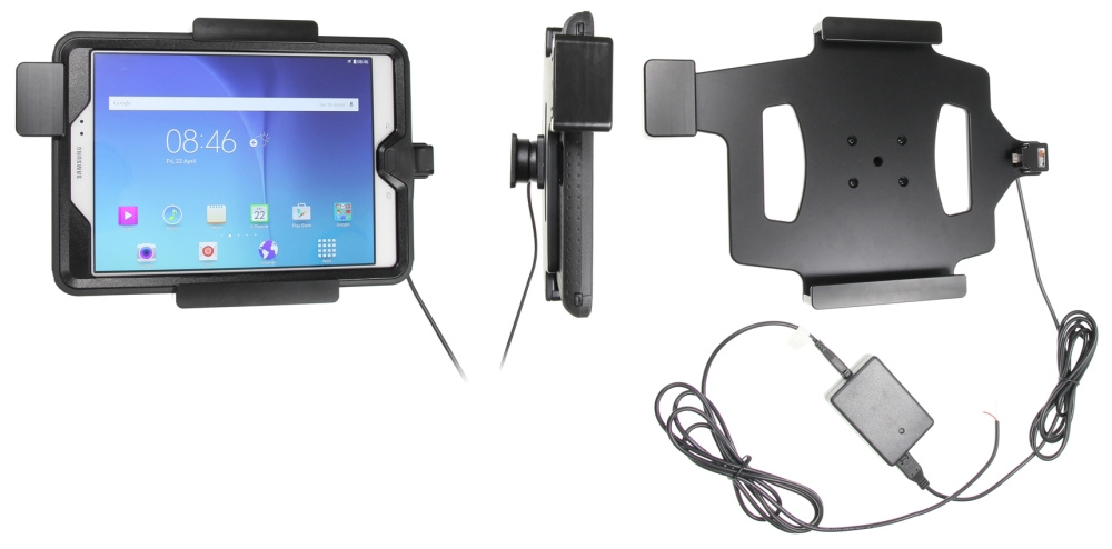 Brodit Hållare med fjäder-lås, Samsung Galaxy Tab A 9.7 