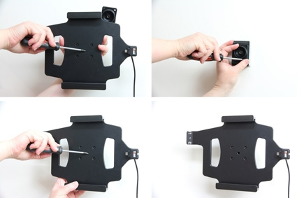 Brodit Hållare med fjäder-lås, Samsung Galaxy Tab A 9.7 