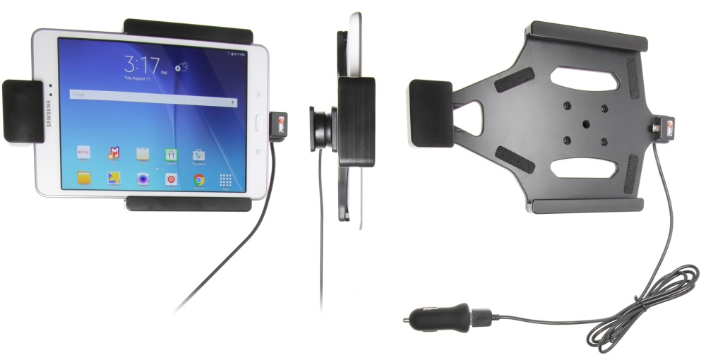 Brodit Hållare med fjäder-lås, Samsung Galaxy Tab A 8.0 (2015) SM-T350 