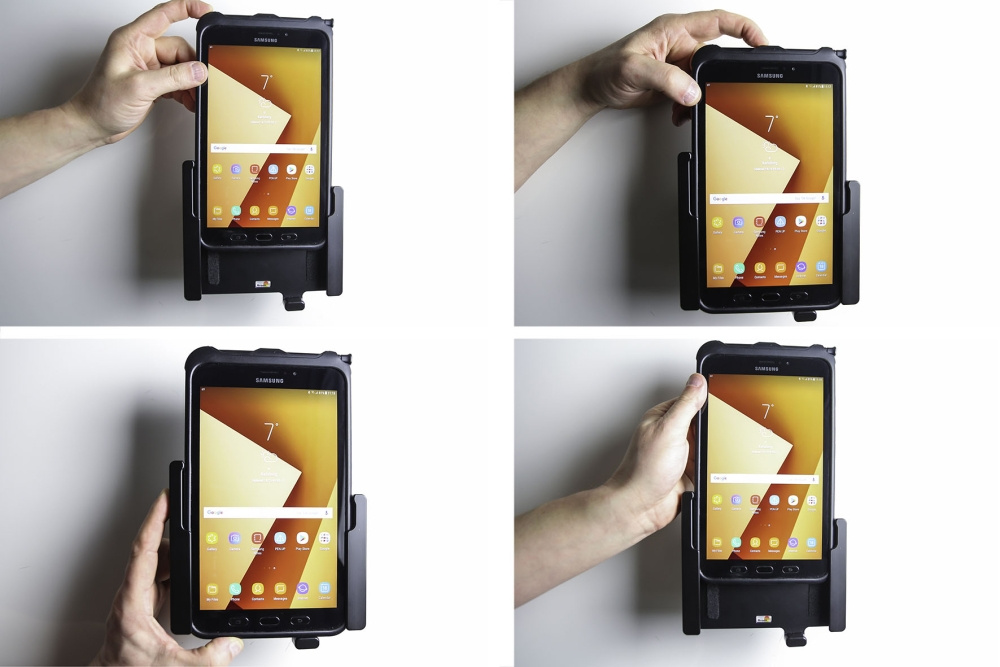 Brodit Passiv hållare med kulled, Samsung Galaxy Tab Active 2 SM-T390/SM-T395/3 SM-T570/SM-T575/5 SM-X300/SM-X306B