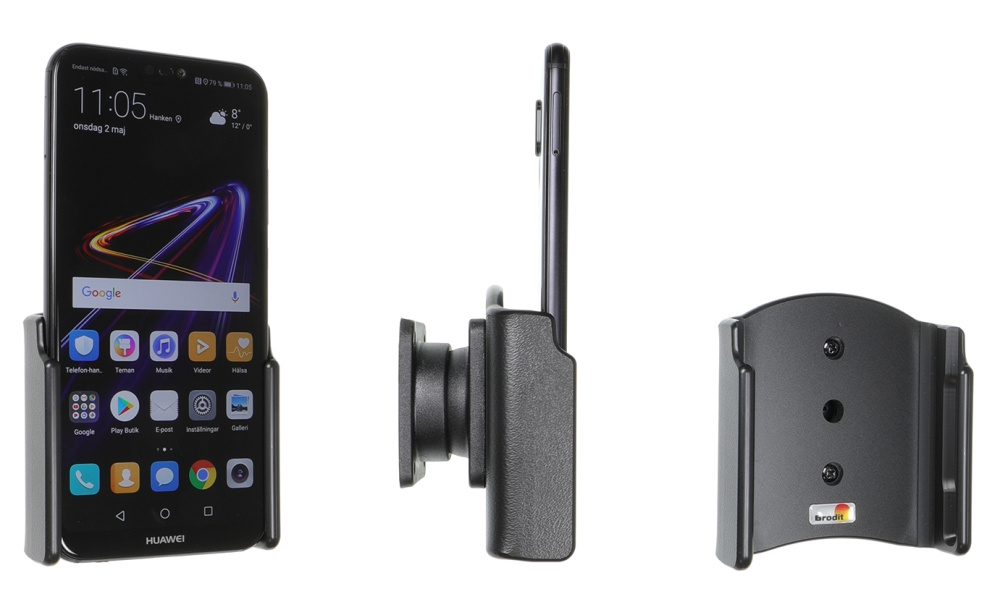 Brodit Passiv hållare med kulled, Huawei P20 Lite 
