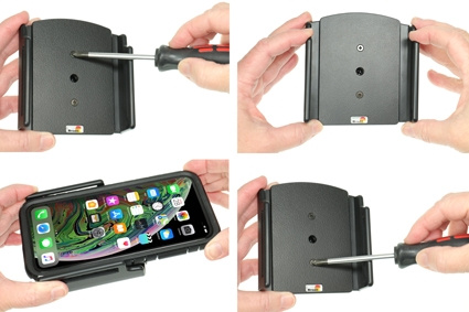 Brodit Passiv hållare med kulled, Apple iPhone 11 Pro Max/Xs Max