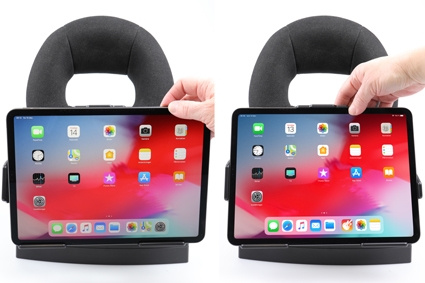 Brodit Passiv hållare med kulled, Apple iPad Air 11 (A2902, A2903, A2904)/Air 11 2025 M3 (A3266, A3267, A2370)/Air 4th Gen (A2072, A2316, A2324, A2325)/Air 5th Gen (A2588, A2589, A2591)/Pro 11 2018 (A1980, A2013, A1934, A1979)/Pro 11 2020 2nd Generation  