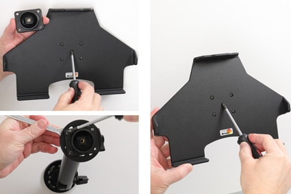 Brodit Passiv hållare med kulled, Apple iPad 10.2 7th Gen (A2197, A2198, A2200)/8th Gen (A2428, A2429, A2430, A2270)/9th Gen (A2602, A2603, A2604, A2605)