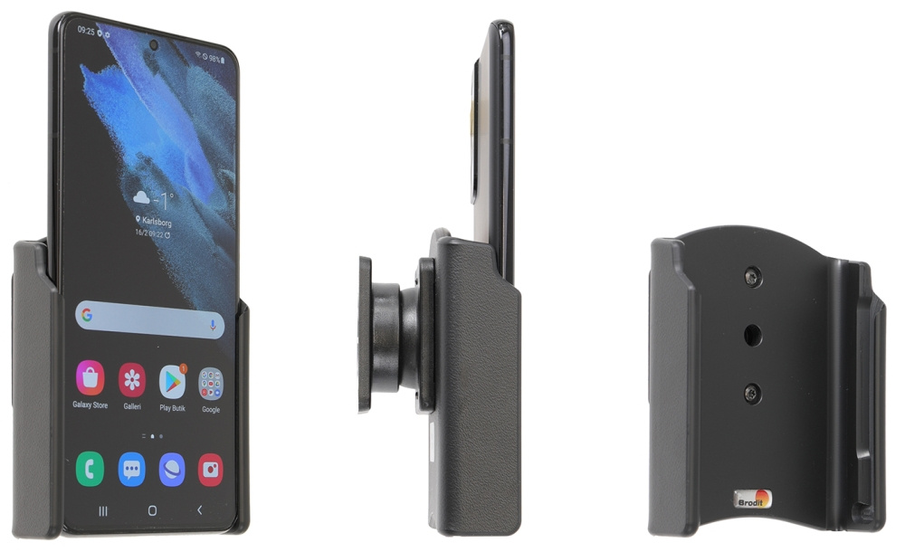 Brodit Passiv hållare med kulled, Samsung Galaxy S21+ 5G SM-G996B/SM-G996B/DS 