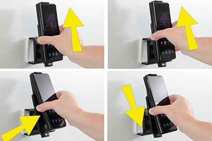 Brodit Passiv hållare med kulled, Samsung Galaxy Z Fold3 5G 