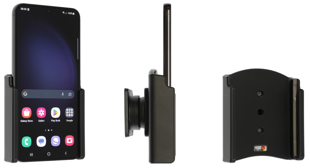 Brodit Passiv hållare med kulled, Samsung Galaxy S23+ SM-S916B/DS 