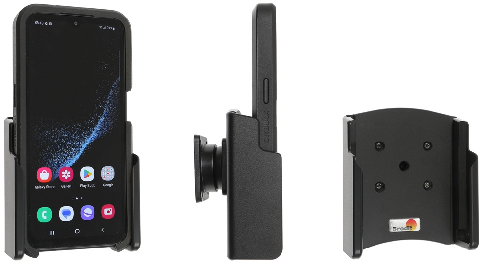 Brodit Passiv hållare med kulled, Samsung Galaxy Xcover 6 Pro 