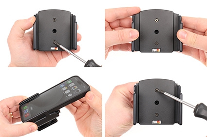 Brodit Passiv hållare med kulled, Apple iPhone 15/15 Pro/16/16 Pro/16e